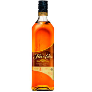 RON FLOR DE CANA 4 ANOS ORO 750ML