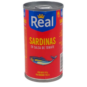 SARDINA REAL TINAPA TOMATE ABRE FACIL 170 G.