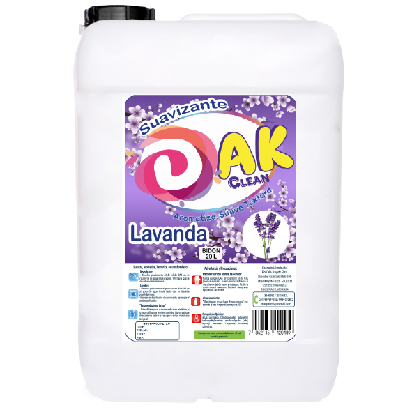 SUAVIZANTE DAK 20 LITROS LAVANDA