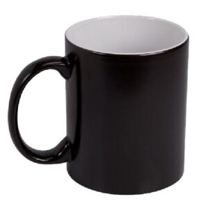TAZA PARA SUBLIMAR STONEWARE NEGRA