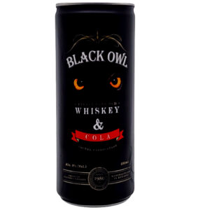 WHISKY BLACK OWL 250ML LATA